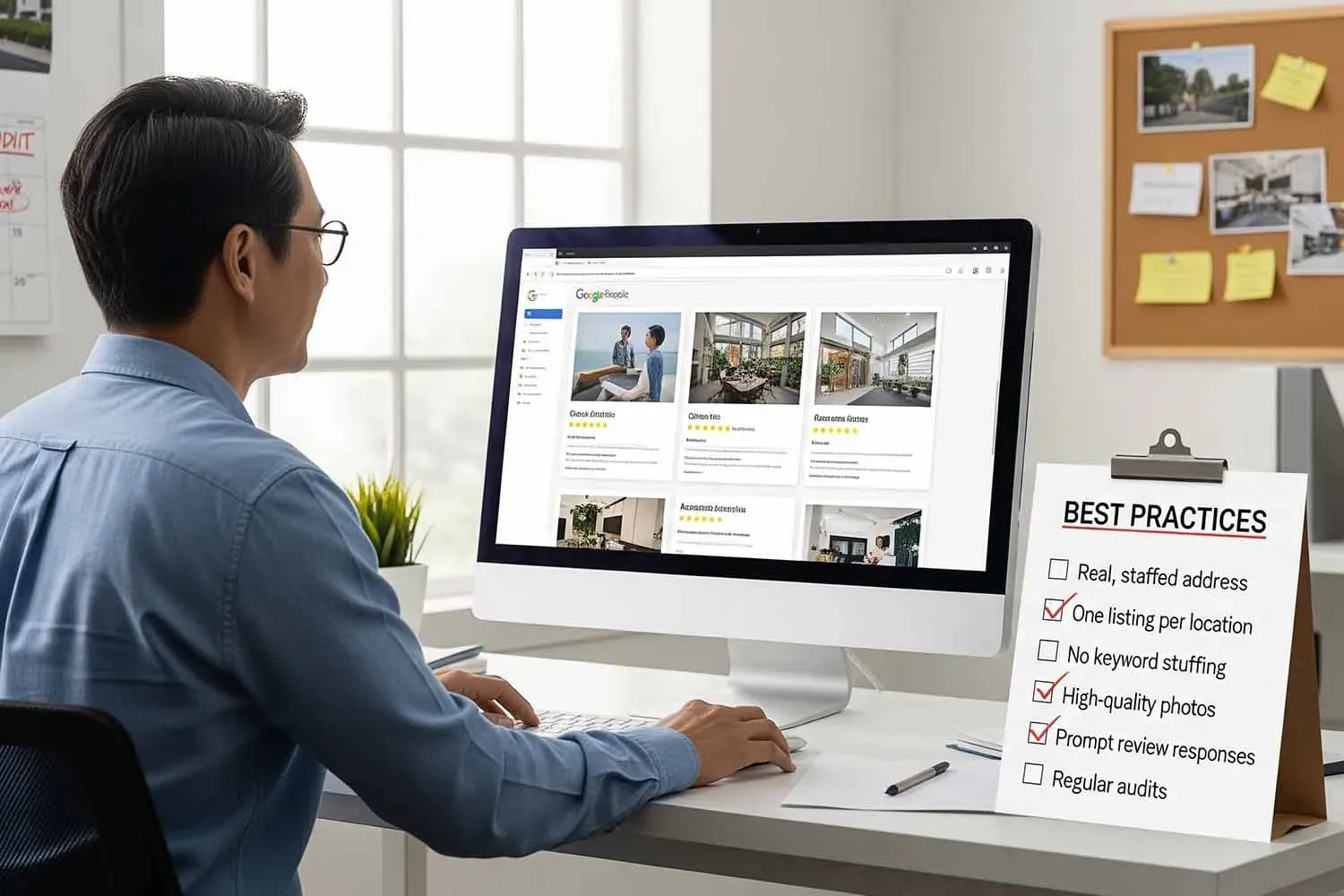 Best practices for maintaining a Google Business Profile, including regular audits and updates.