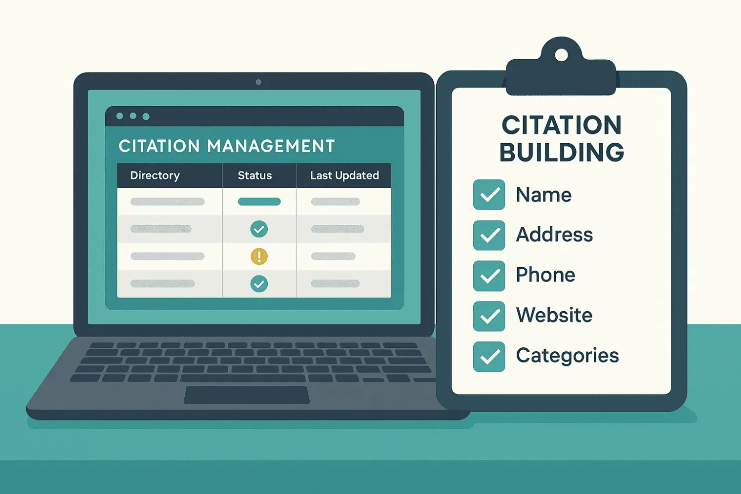 Checklist for building consistent citations across online directories