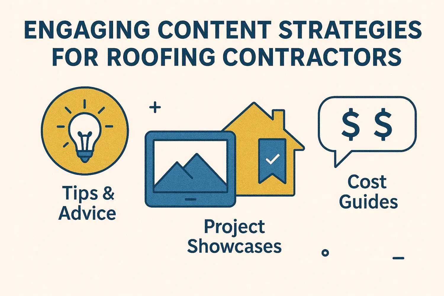 Engaging content strategies for roofing contractors.