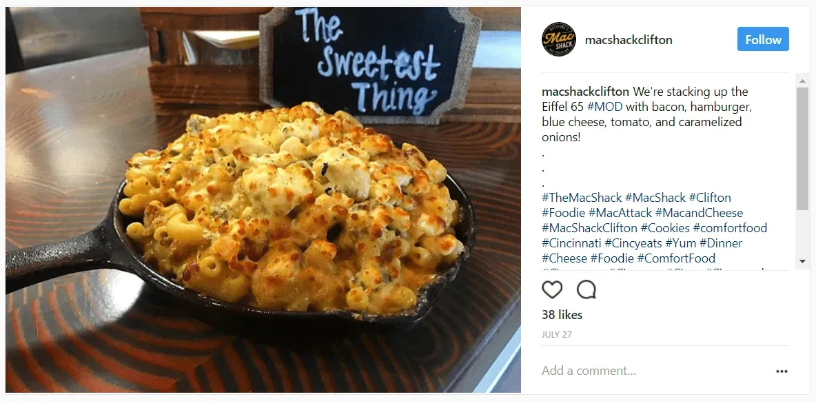 Mac Shack Instagram
