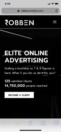 Mobile friendly web design