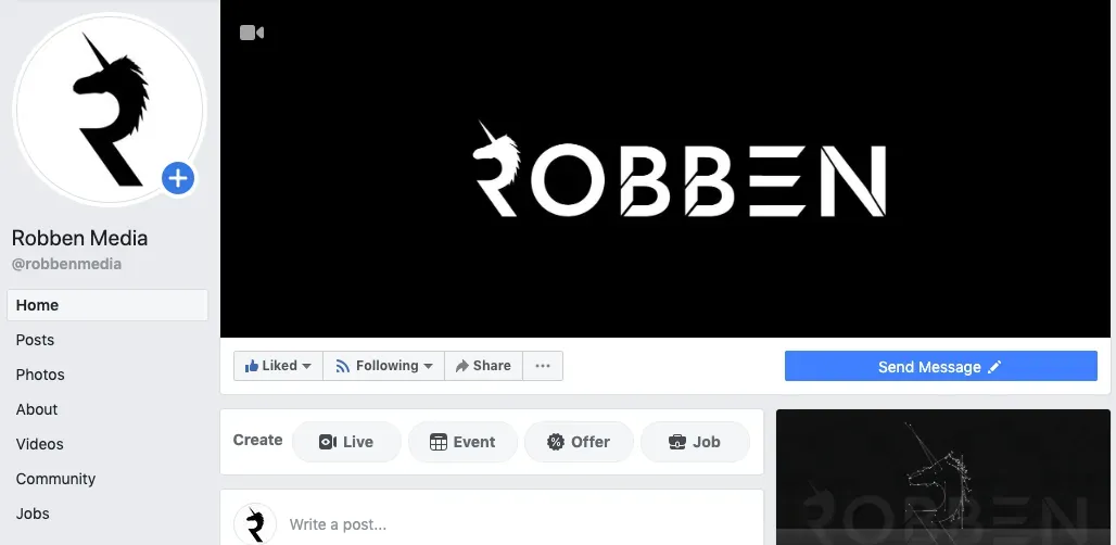 Set up Facebook page.